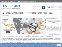 Tablet Screenshot of les-ciseaux.com